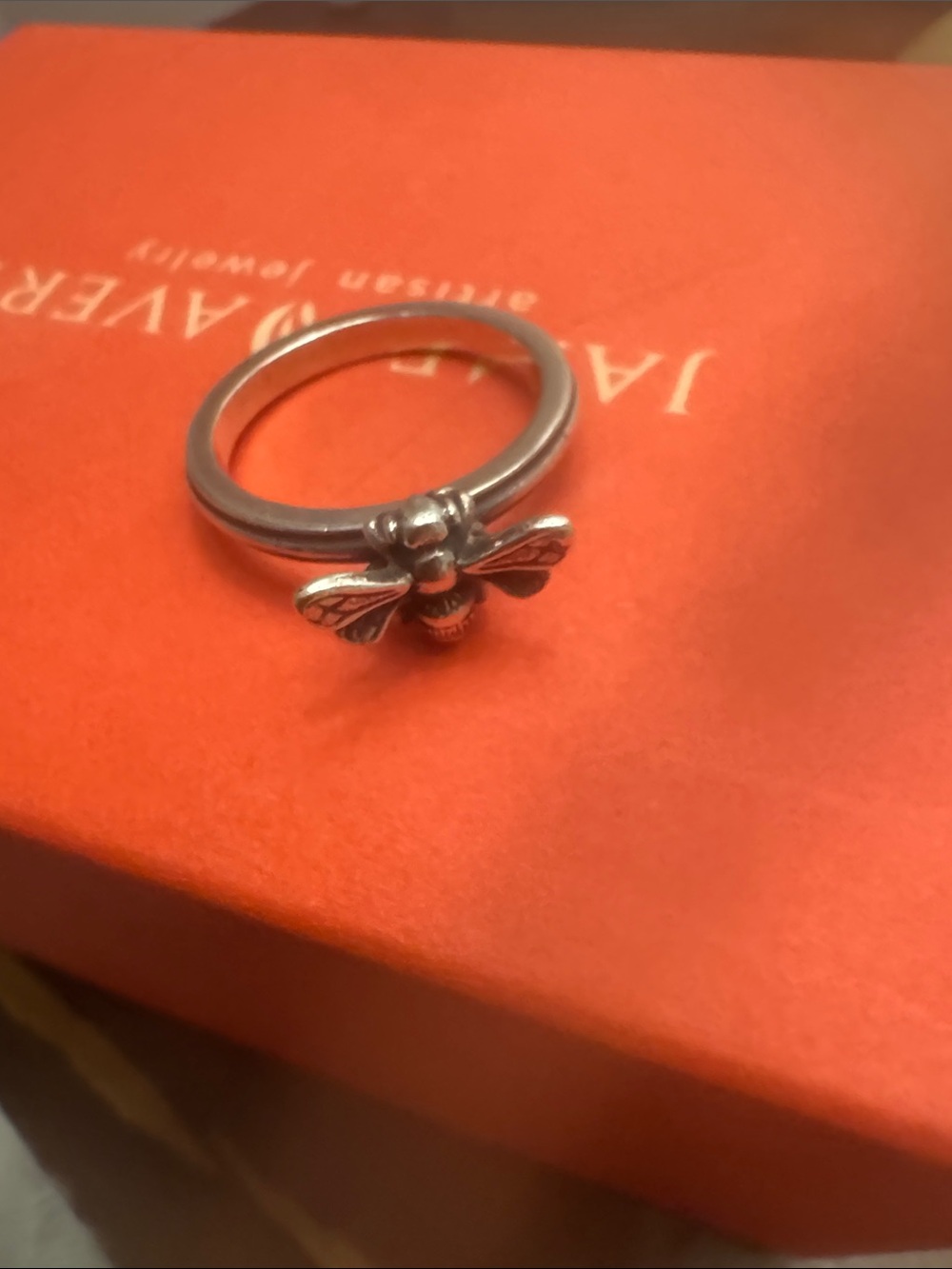 James Avery Silver Bee Ring - retiring